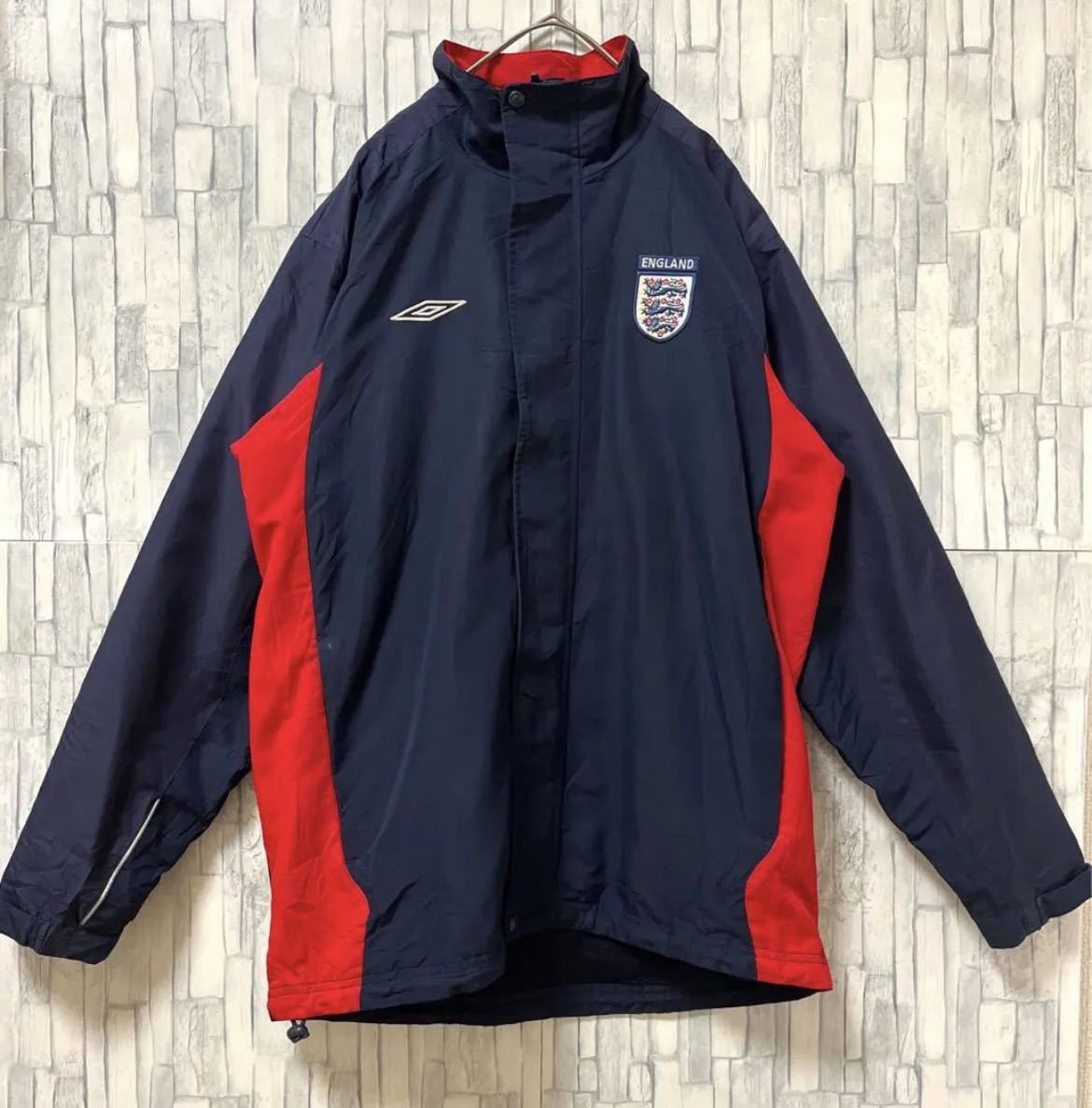 Umbro England National Team Nylon Jacket M Embroidered Logo Umbro England National Team Nylon Jacket M Embroidered Logo