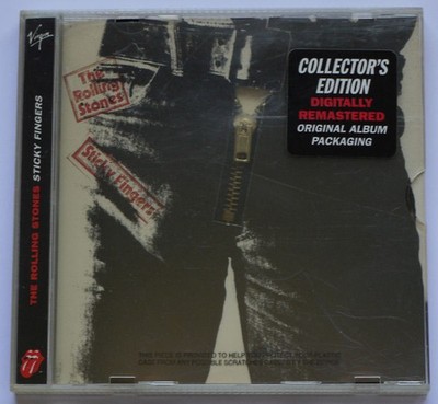 The Rolling Stones Sticky Fingers  USA Collectors Edition Album Packaging