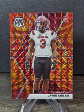 2020 Panini Mosaic #247 Javon Kinlaw Prizm Reactive Orange 49ers Rookie