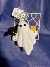 Bath  Body Works Halloween PARTY GHOST Pocket bac Holder Glow in the Dark NWT