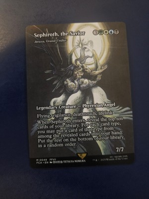 Sephiroth, the Savior - Atraxa, Grand Unifier Final Fantasy MTG Regular NM/M