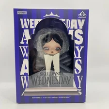 NEW POP MART SKULLPANDA × WEDNESDAY PLUSH (NEVERMORE ACADEMY UNIFORM VERSION)