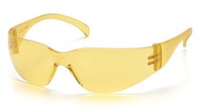Pyramex Intruder Safety Eyewear Amber Frame Mini, Lens/