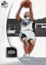 2005-06 UPPER DECK  SP AUTHENTIC TONY PARKER #78