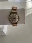 vintage 1979 Timex Mercury manual gold-tone watch, model number 25618 10680