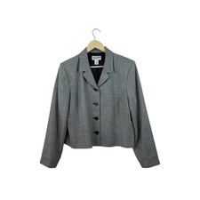Vintage Pendleton 16 Rayon Wool Silk Cropped Blazer Jacket USA Made Womens READ
