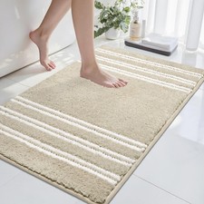 Bathroom Rugs Non Slip Washable 36x24, Ultra Soft Super Absorbent Bath Rugs f...