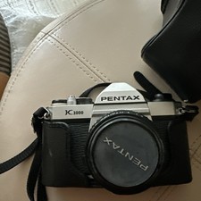 Pentax Asahi K1000 35mm Film Camera w/ 50mm Lens Film Tested Working