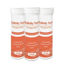 30pcs-Salinity Tester Kit Urine Salt Testing Strips Sodium Chloride Urinalysis