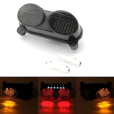 Integrated LED TailLight Turn Signals for Kawasaki ZX6R ZX9R ZX900 ZZR600 Smoke