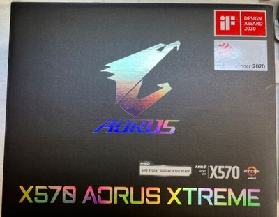GigabyteX570 Aorus Xtreme Motherboard CPU AM4 AMD Ryzen DDR4 WiFi 10GbE LAN RGB