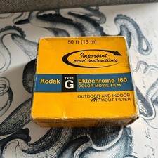 SEALED NIB Kodak Ektachrome 160 color movie film Type G Super 8 cartridge