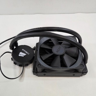 Corsair CW-9060010-WW Water Cooled 120mm CPU Cooler for AMD w/ NZXT Fan Black