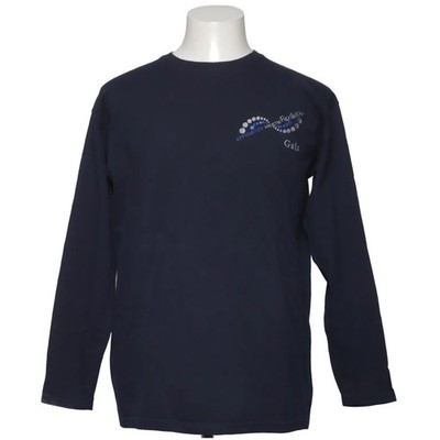 Fruit of the Loom, Langarmshirt, Größe: L, Classic Valueweight, Blau #EBv