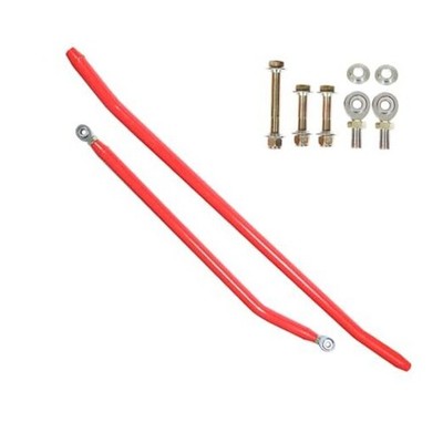  Red Steering Linkage Drag Link Tie Rod Kit J0048827 Replacement for Cherokee 