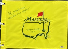 Jim Nantz Signed Autograph Masters Pin Flag A Tradition Unlike Any Other Psa/Dna