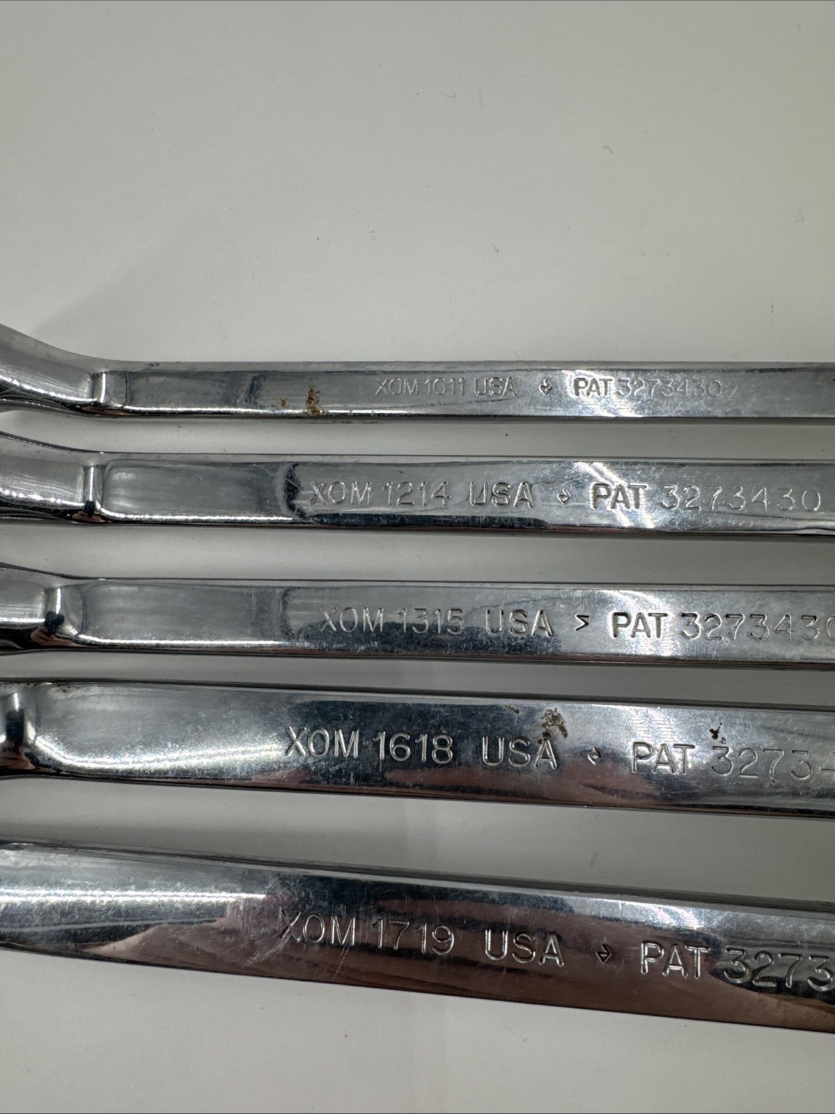 SNAP ON TOOLS USA XOM605 5PC 12 Point Metric 10-19mm Deep Offset Box Wrench Set