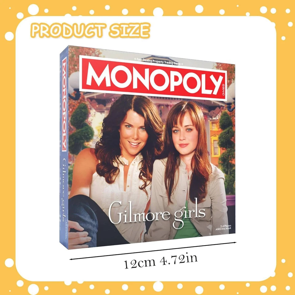 Monopoly: Gilmore Girls--Funny Card Game For Friends & Families Party Game Cards - Image 2 of 4