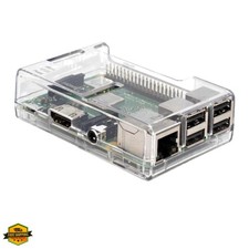Raspberry Pi 3 Model B Transparent Case - Access to All Ports