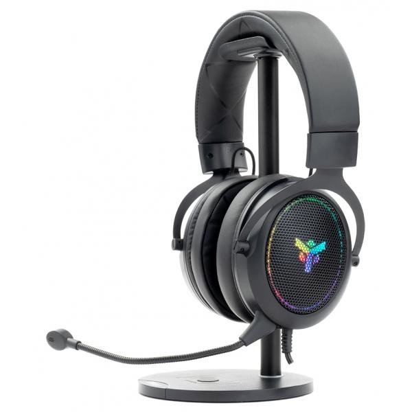 H500 cuffie cablate con microfono gaming nero - Immagine 3