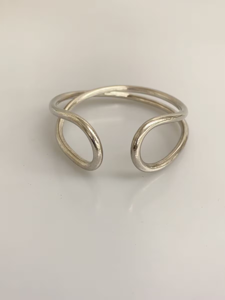 Ameri Bangle Silver Ladies Lqe92 - image 2