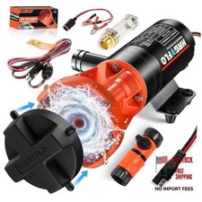 RV Macerator Pump 12V,Portable Macerator Waste RV Macerator Pump 12V 12GMP