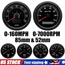 6 Gauge Set Gps Speedometer Waterproof Fit Truck Car Marine Boat Yacht Universal 6 Gauge Set Gps Speedometer Waterproof Fit Truck Car Marine Boat Yacht Universal