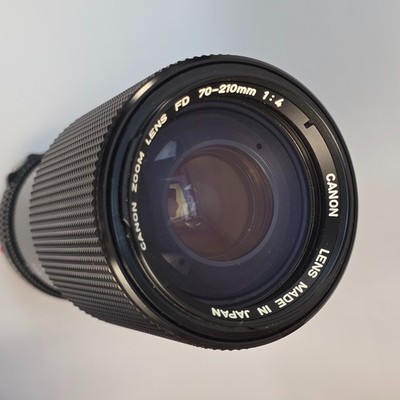 Canon ZOOM LENS FD 70-210mm 1：4 Canon FD 70-210mm f4 telephoto zoom lens for AE-1, A-1, FTb SLRs
