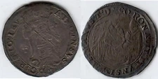 NAPLES & SICILY: Alfonsus II of Aragon (1494-95) Silver Coronato (3.91g)