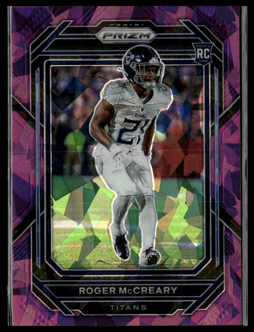 Roger McCreary Panini Prizm #382 Purple Ice
