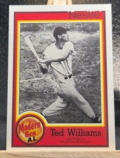 TED WILLIAMS 1987 Topps Nestle #18 ALL-TIME DREAM TEAM HOF