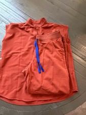 FIGS Scrub Set XS TOP Auburn Rafaela Top Zamora Jogger Pants Medical MD M