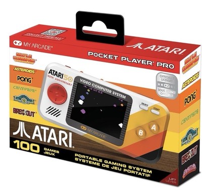 My Arcade Atari Pocket Player Pro: Portable Video Game System 100 Games 