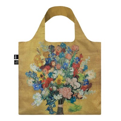 LOQI Vincent Van Gogh VGM 50th Anniversary Bouquet/Flower Pattern Gold Recycled 