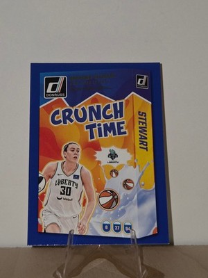 2025 Donruss WNBA #3 Breanna Stewart Crunch Time Blue Press Proof