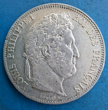 Louis-Philippe Ier , écu 5 francs argent 1833 W Lille , joli !