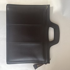 Dark Coffee Brown Leather Briefcase, in great condition.