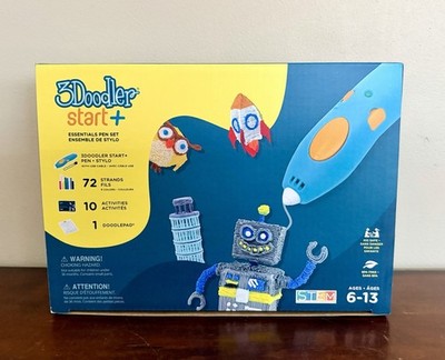 3Doodler Start+ Essentials 3D Printing Pen Set 72 Strands Ages 6-13