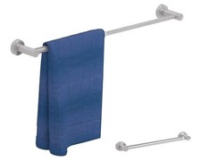 Adjustable Towel Bar Bathroom Towel Holder Rod from 12 Inch to 22 Inch Single To