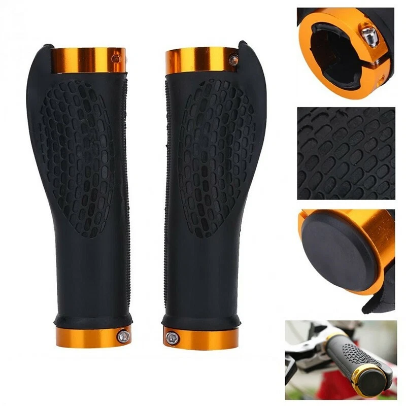 On Mountain MTB Lock Cycling Bicycle Handlebar Rubber Grips TPR Ergonomic Bike - Image 4 of 4