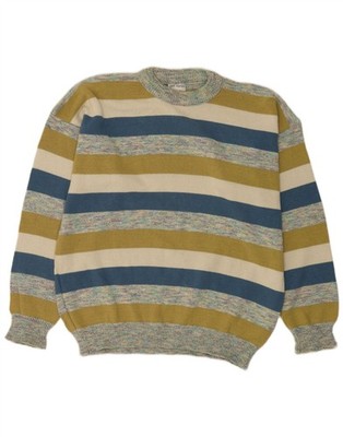 San Marco Herren Rundhals Pullover Pulli 2XL bunt gestreift Baumwolle DR14
