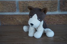 RUSS Luv Pets Plush Bean Bag YAPPER Puppy Dog 5" Stuffed Brown Cream Terrier Toy