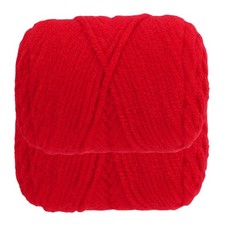 2 Pcs Crocheting Yarn, 3 mm Red Acrylic Yarn 40G/1.4oz, 44 Yards Total