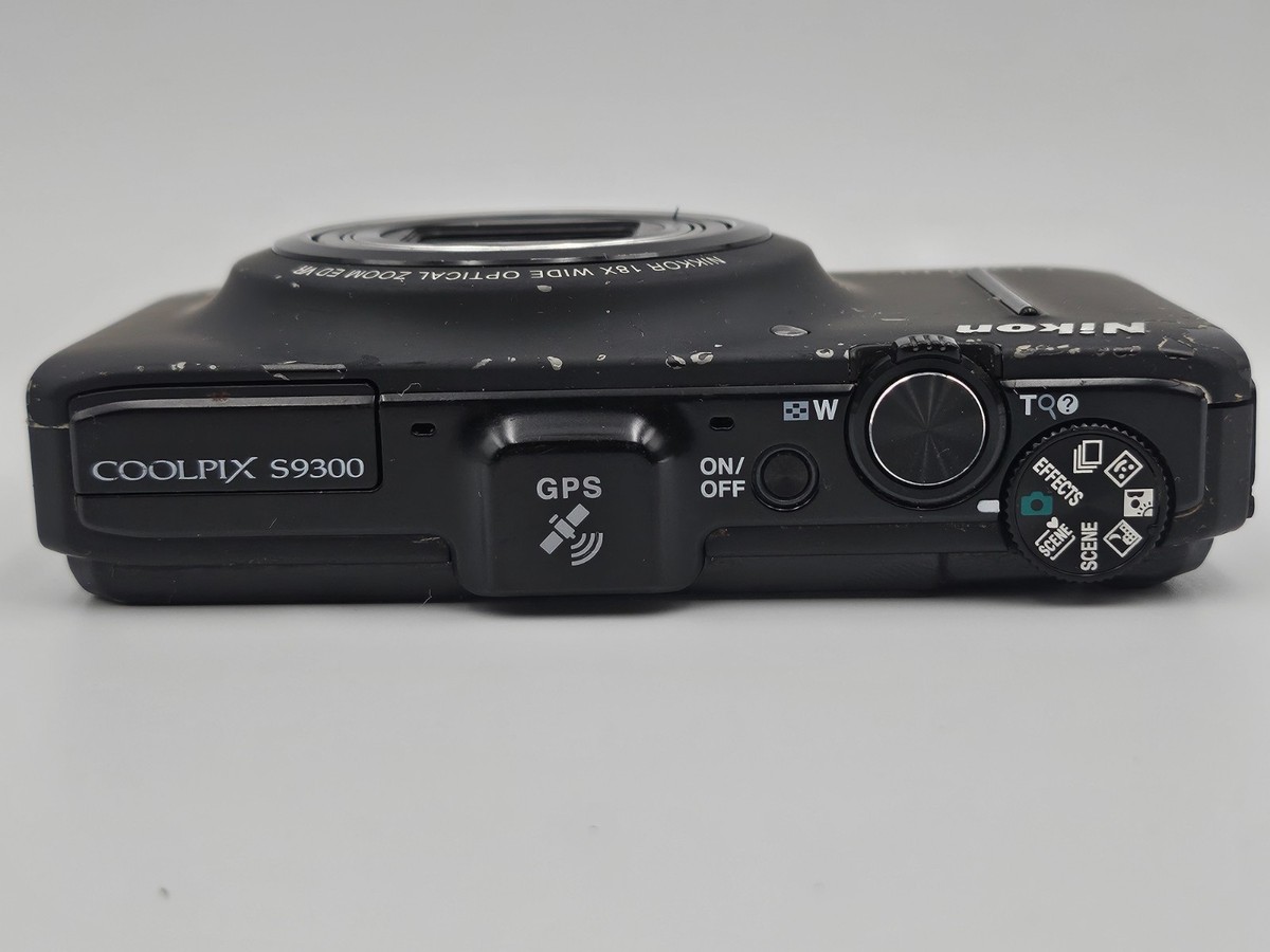 US Duty Paid] Nikon COOLPIX S9300 16.0MP black Compact Digital