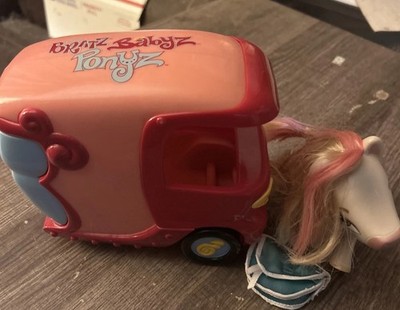 Bratz Doll BABYZ CELESTE PONYZ & BUGGY BLITZ Car Wagon EXC Playset