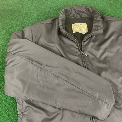 Eddie Bauer Black Fleece Lined Jacket Coat Outdoor Outfitters XXL