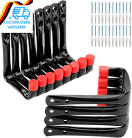 12 StüCk 9 Cm GroßE Mehrzweck-Wandhaken FüR Die Garage, Robuste Wandhaken
