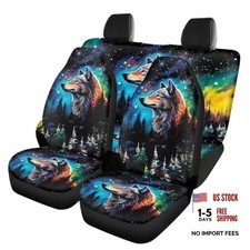 Car Seat Covers Full Set Print Easy To Install Cover Set Car Seat Wolf Galaxy Car Seat Covers Full Set Print Easy To Install Cover Set Car Seat Wolf Galaxy