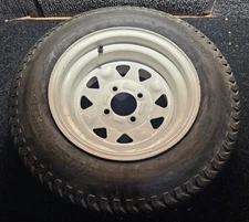 (QTY 1) Hoosier Wheel 22X8.50-12 Turf Lawn & Garden 4PR Tubeless Tire & Wheel