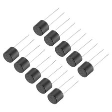 Image of 50Pcs Cylindrical DIP Mounted Miniature Micro Fuse , 1.6A 250V, Black